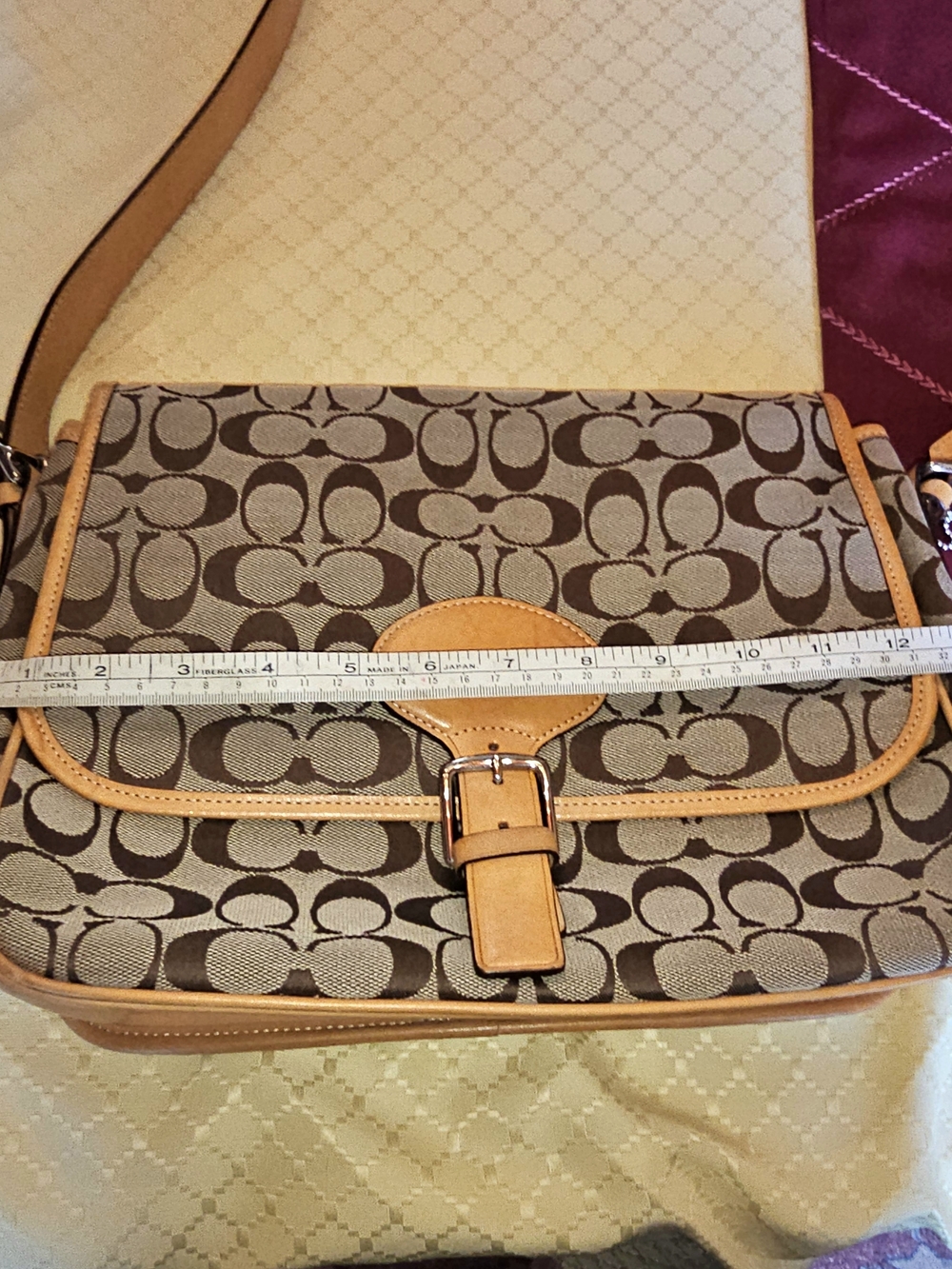Authentic 2001 Coach Hampton Crossbody Bag - 12"x9"x4" - Picture 10 of 11